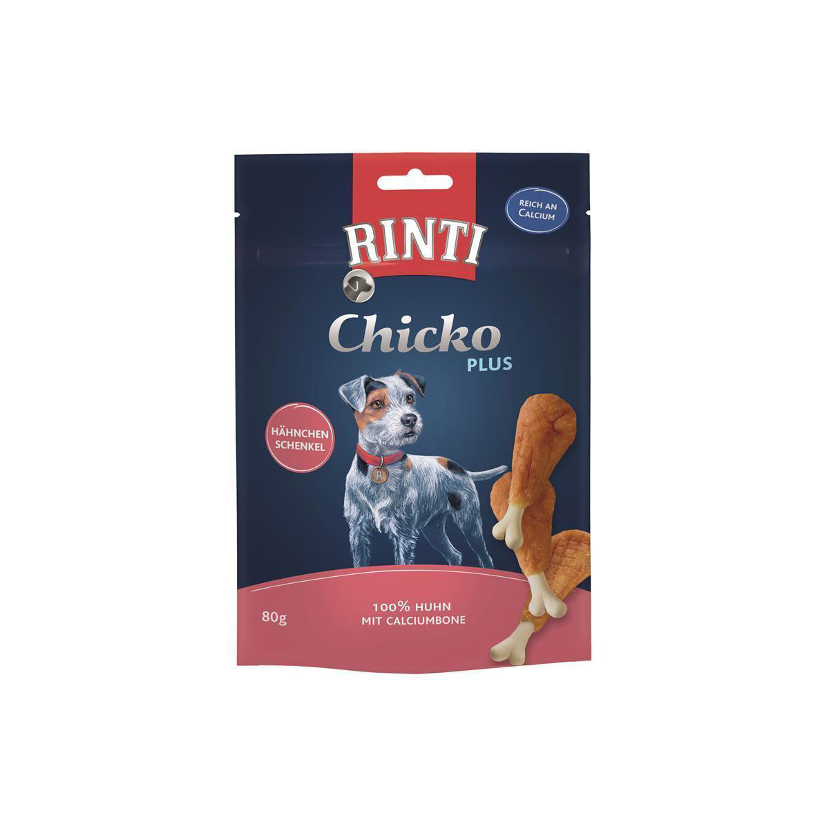 Chicko Plus Hähnchenschenkel mit Calciumb80 g | 251222