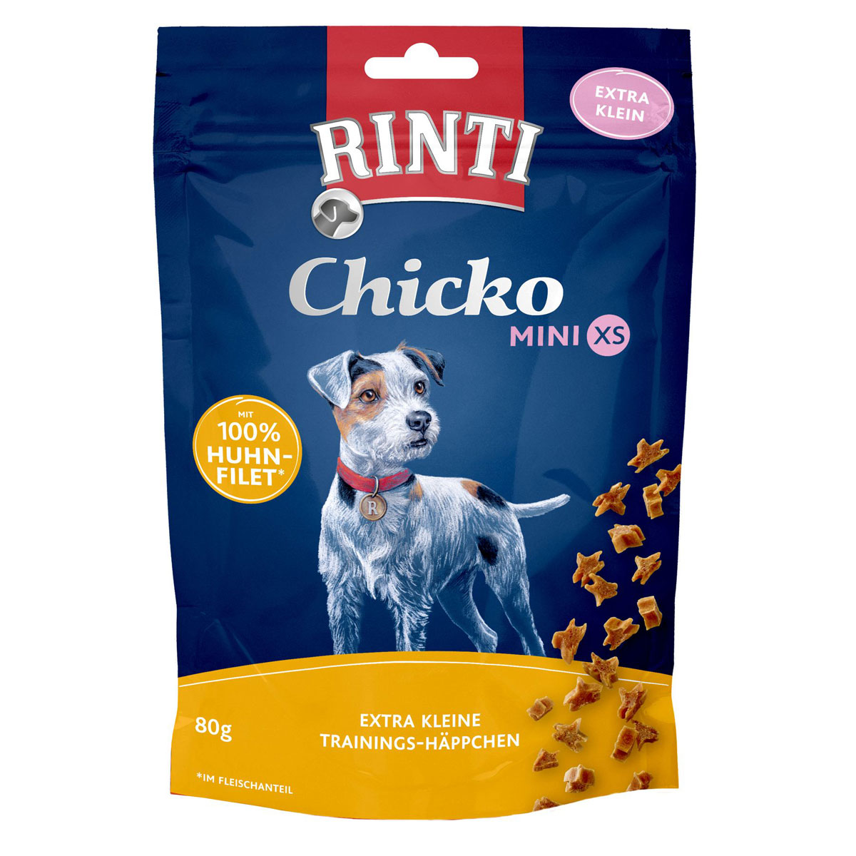 Rinti  Snack Chicko Mini XS Huhn 80g | 251223