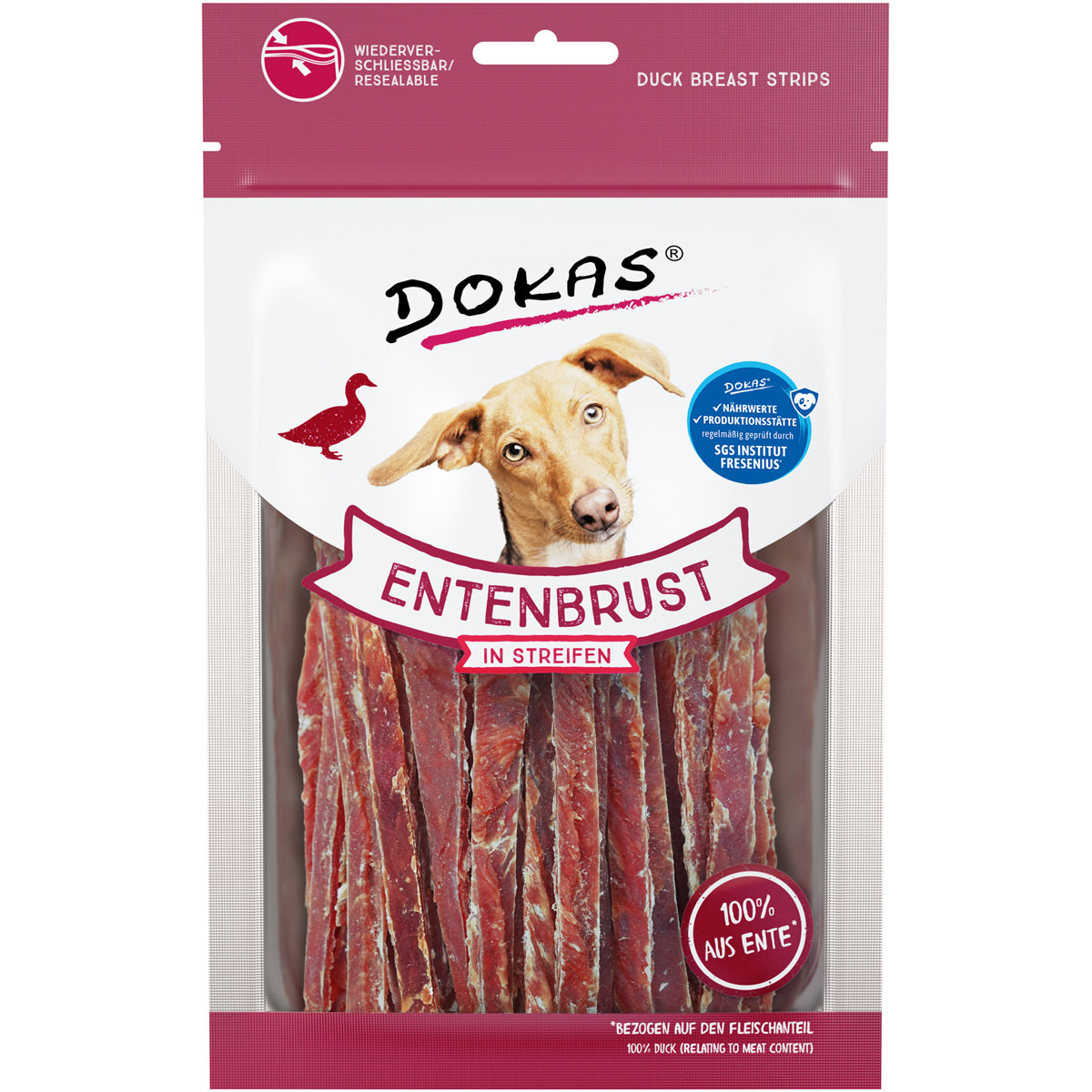 Dokas  Snack Entenbrust in Streifen 70g | 252635