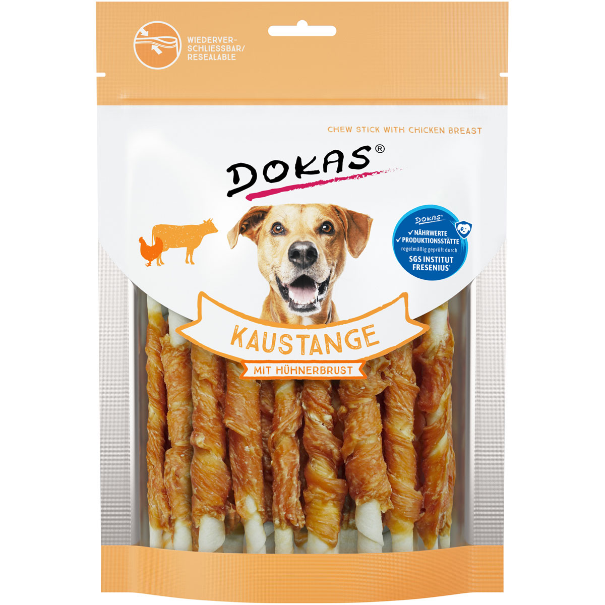 Dokas  Snack Kaustange mit Hühnerbrust 200g | 252639