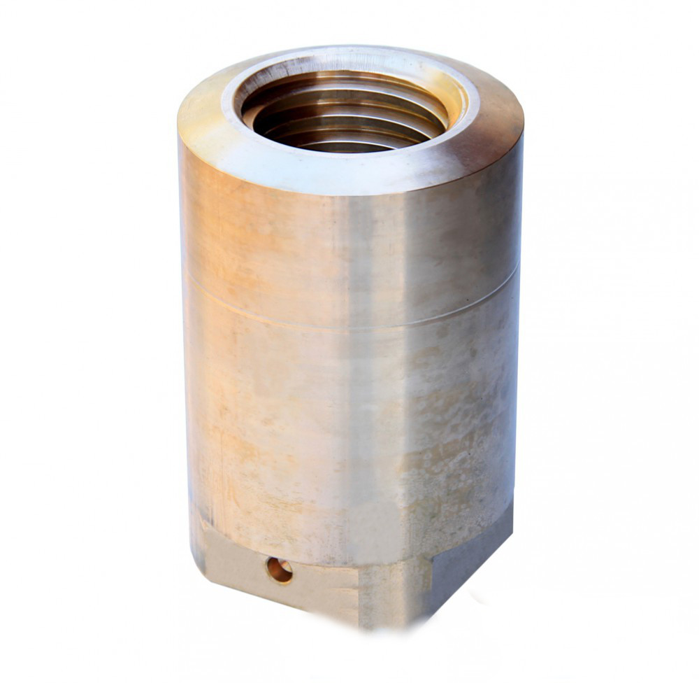 Tragmutter passend für SAT 25 und TECA 2500 Hebebühne, aus Bronze mit Trapezgewinde Ø45x6