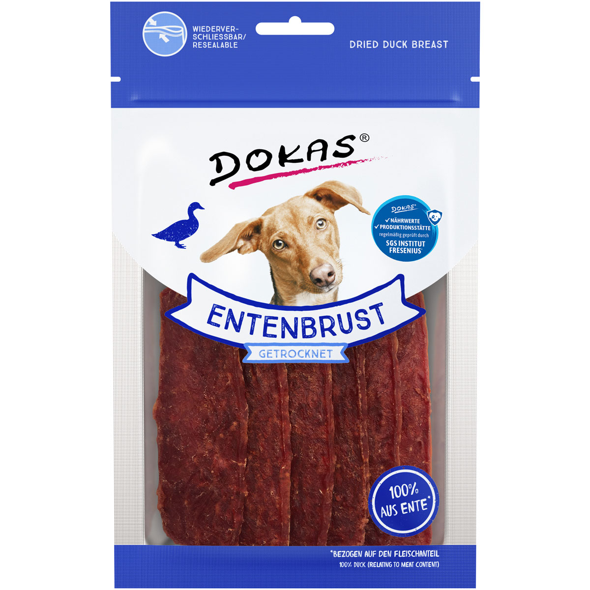Snack Entenbrustfilet getrocknet 70 g | 254184