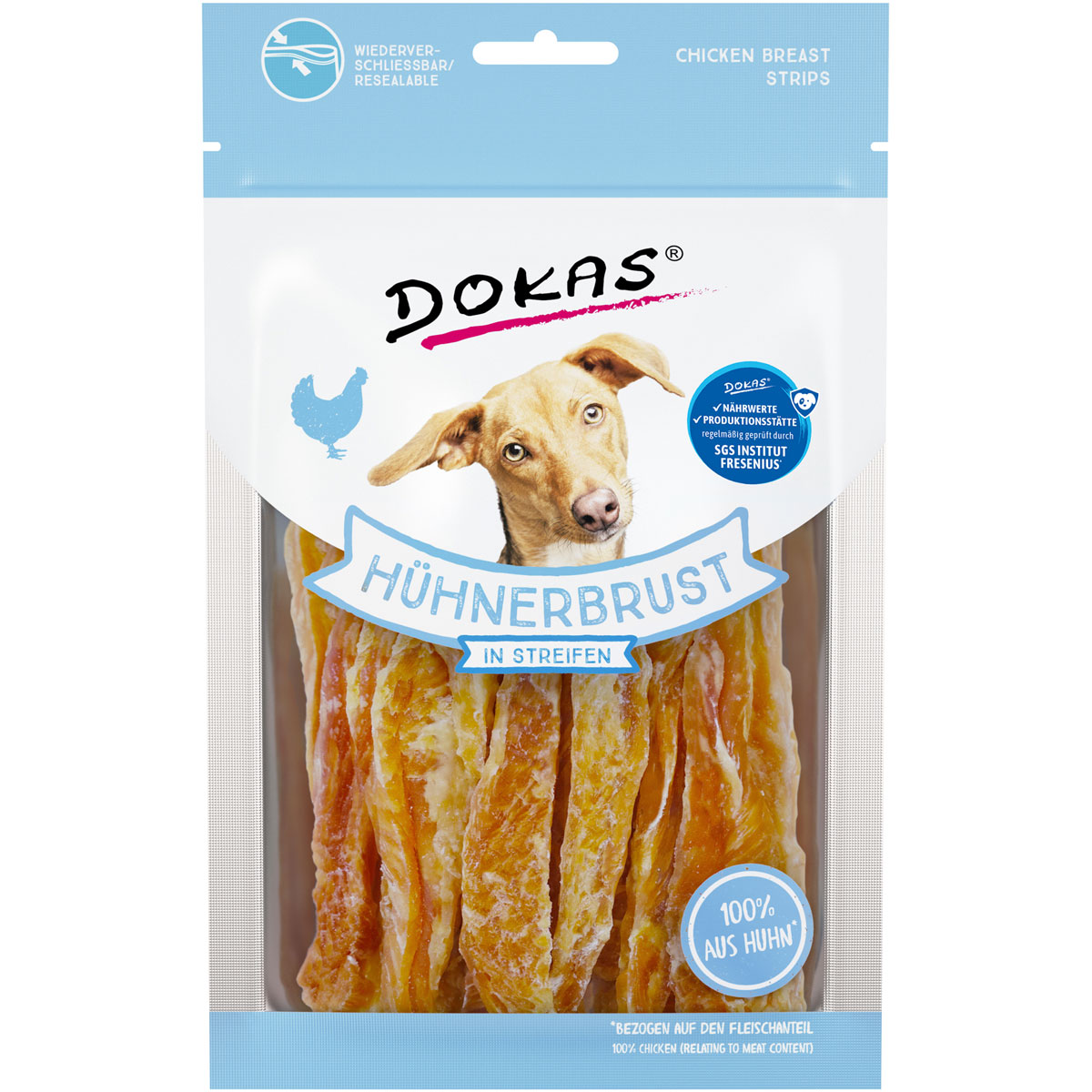 Snack Hühnerbrust in Streifen 70g | 254189