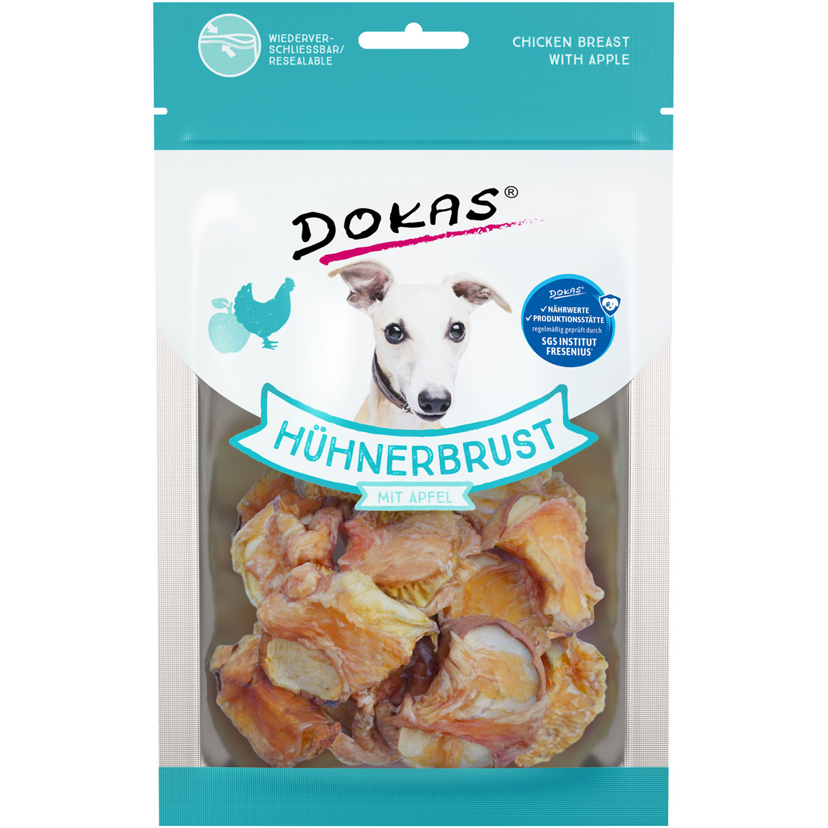Snack Hühnerbrustfilet mit Apfel 70 g | 254190