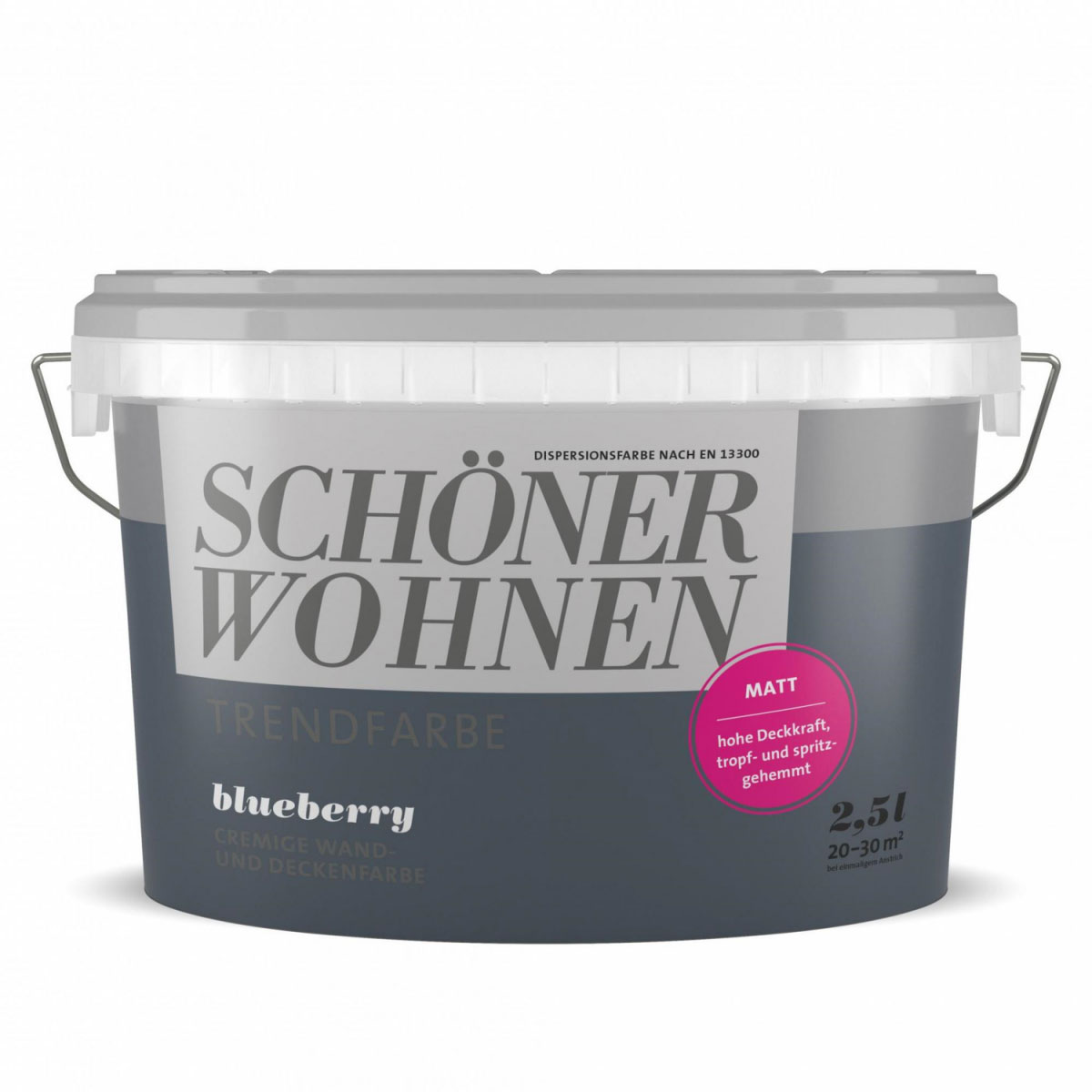 Schöner Wohnen Farbe Trendfarbe Blueberry 2,5 L | 2,5 | 25 | 258963