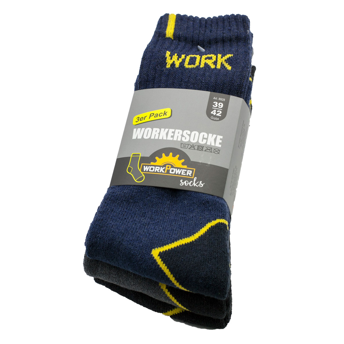 Arbeitssocke Workpower Größe 43/46 3 Stück | 43/46 | 266628