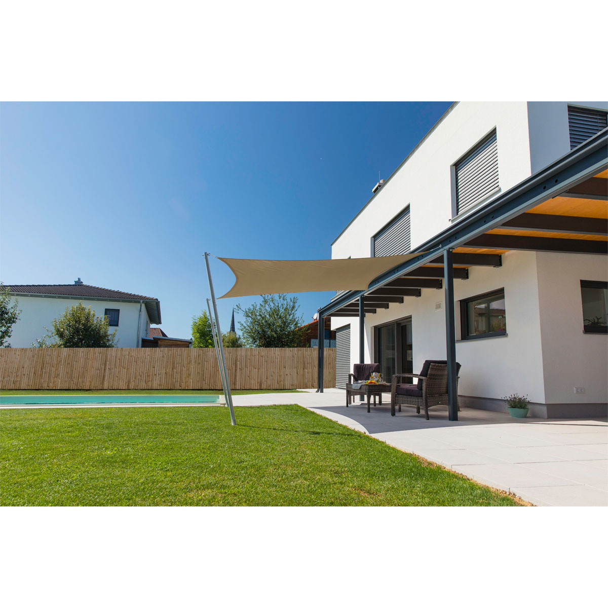 Viereck-Segel Cannes 3 x 3 m taupe | 300 | 269473
