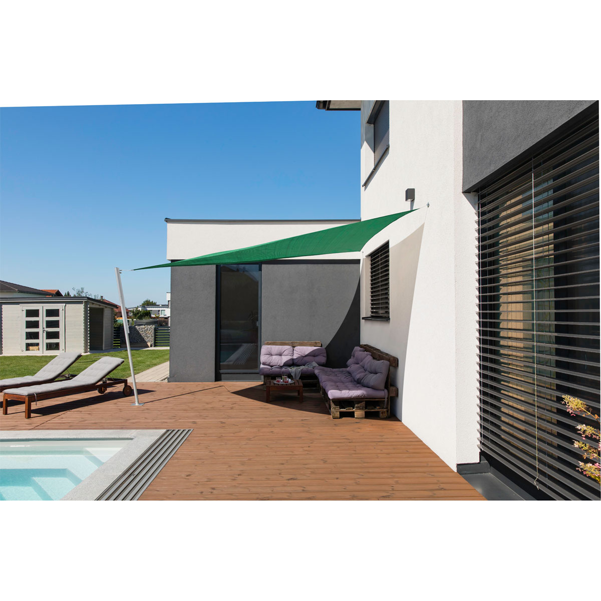 Dreieck-Segel Capri 5 x 5 x 5 m olive | 500 | 269511