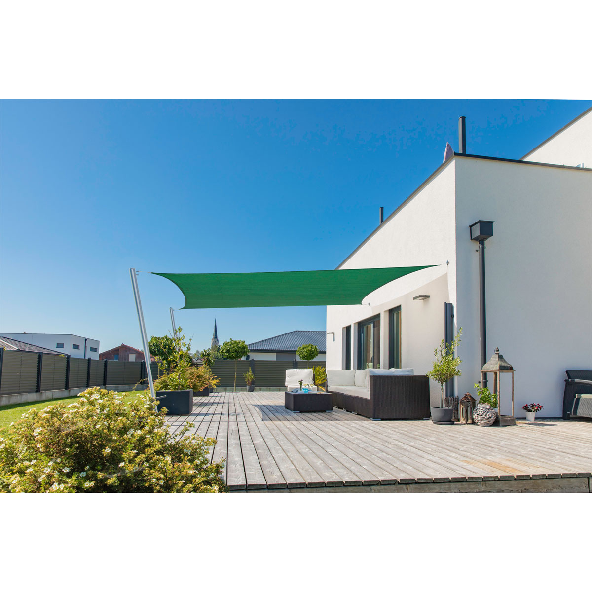 Rechteck-Segel Capri 4 x 5 m olive | 400x500 | 269515
