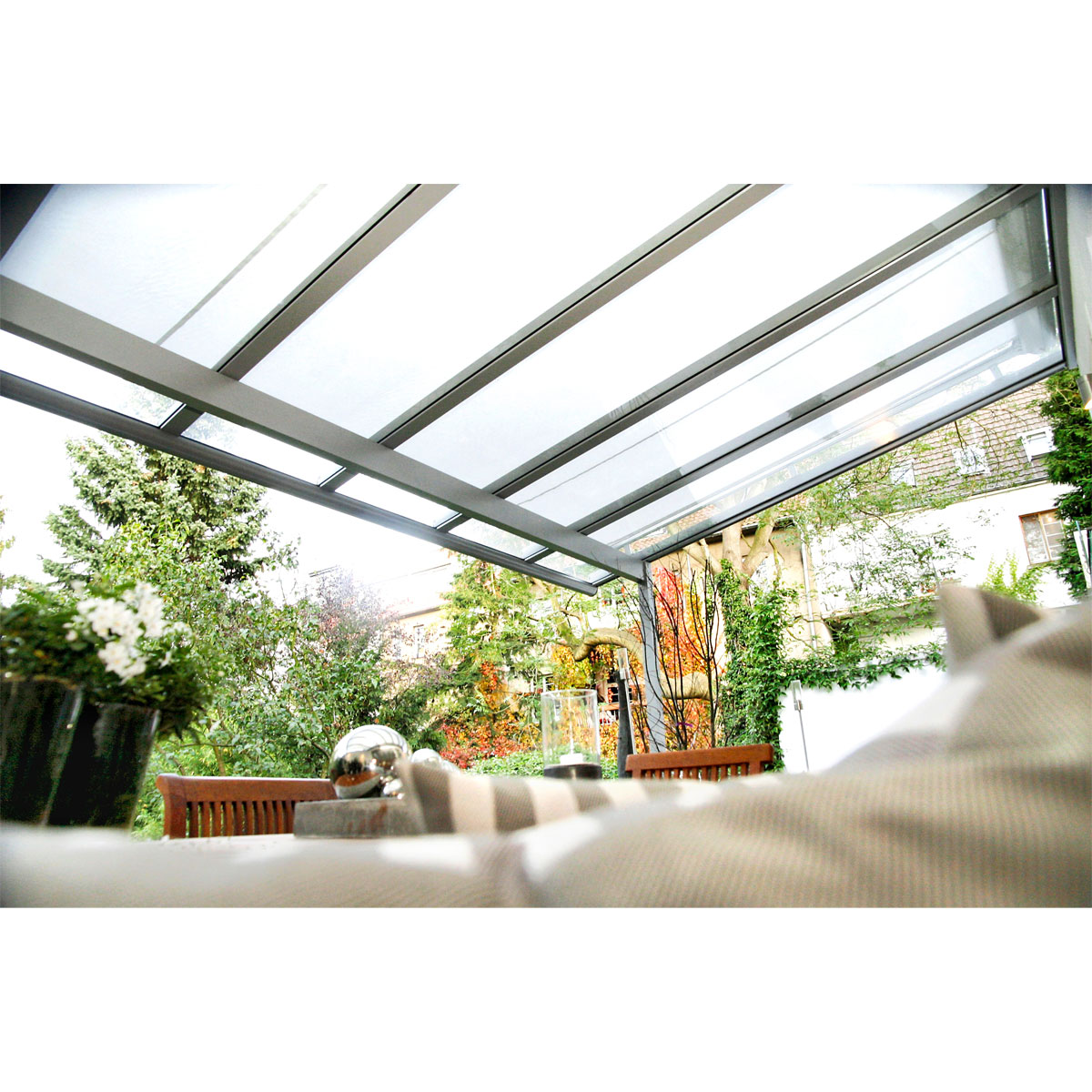 gutta Terrassenüberdachung Pro anthrazit 3,1 x 3,06 m | 272424 – Bild 3