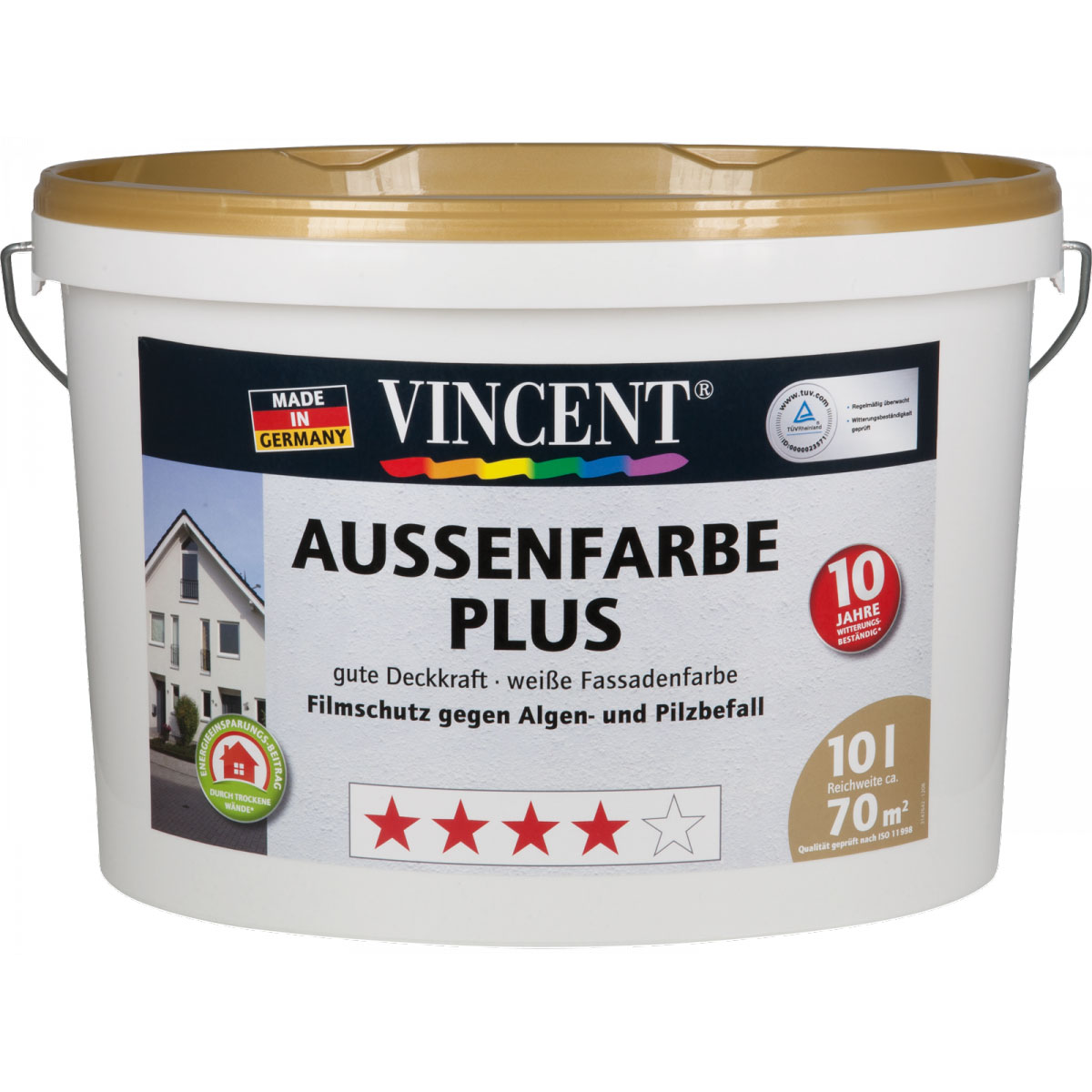 Vincent Außenfarbe Plus 10 L | 10 | 275415