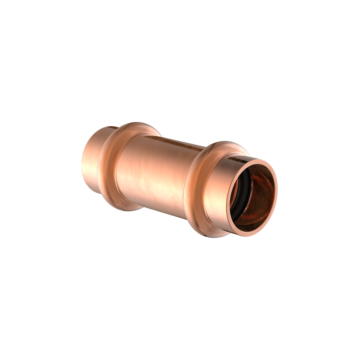 Kirchhoff CU Schiebemuffe blank 15 mm 2 Muffen P5270S | 276254