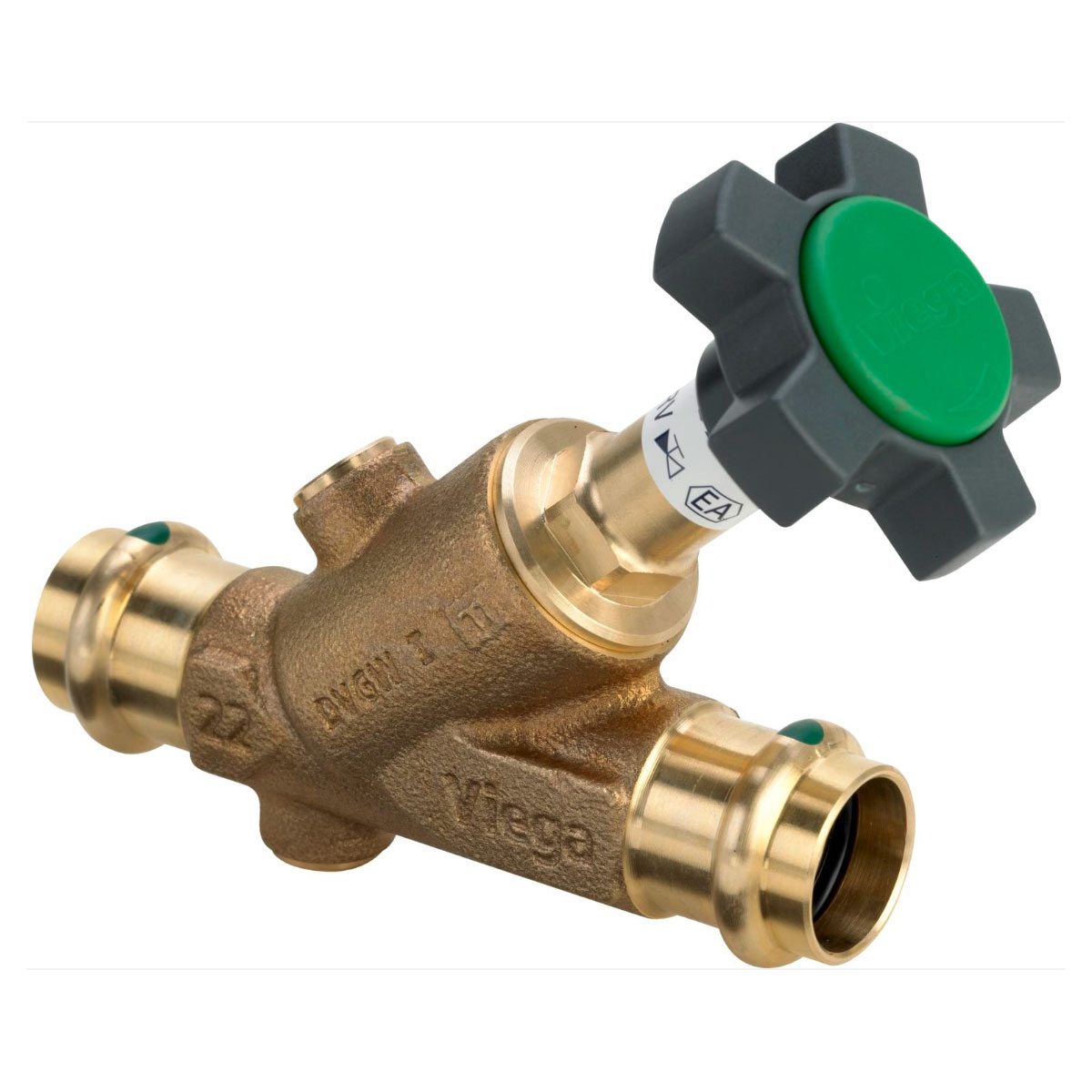 Kirchhoff RG Viega KRV-Schraegsitzventil 15 mm 2238 Easytop | 276265