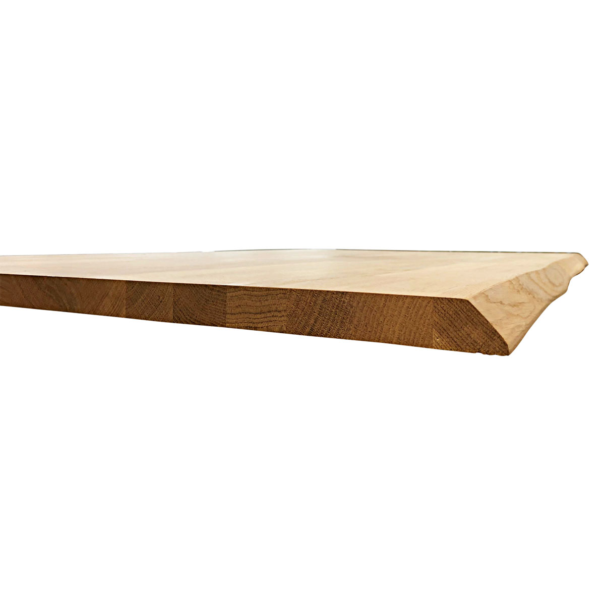 Tischpl Eiche 2 Laengsk Baumkante roh gezinkt 1200 x 800 x 26 mm | 120 | 277737 – Bild 3