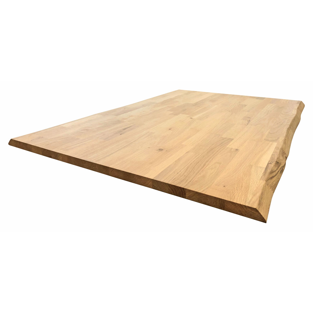 Tischpl Eiche 2 Laengsk Baumkante roh gezinkt 1600 x 800 x 26 mm | 160 | 277738