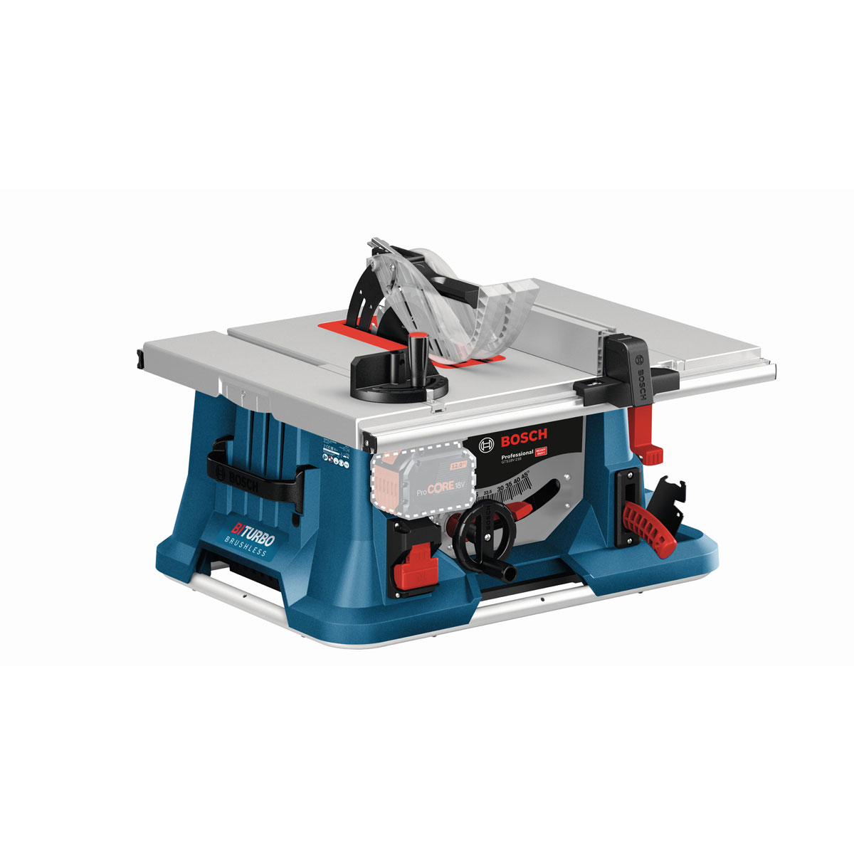 Bosch Professional   Akku Tischkreissäge BITURBO GTS18V-216 ohne Akku | 277758