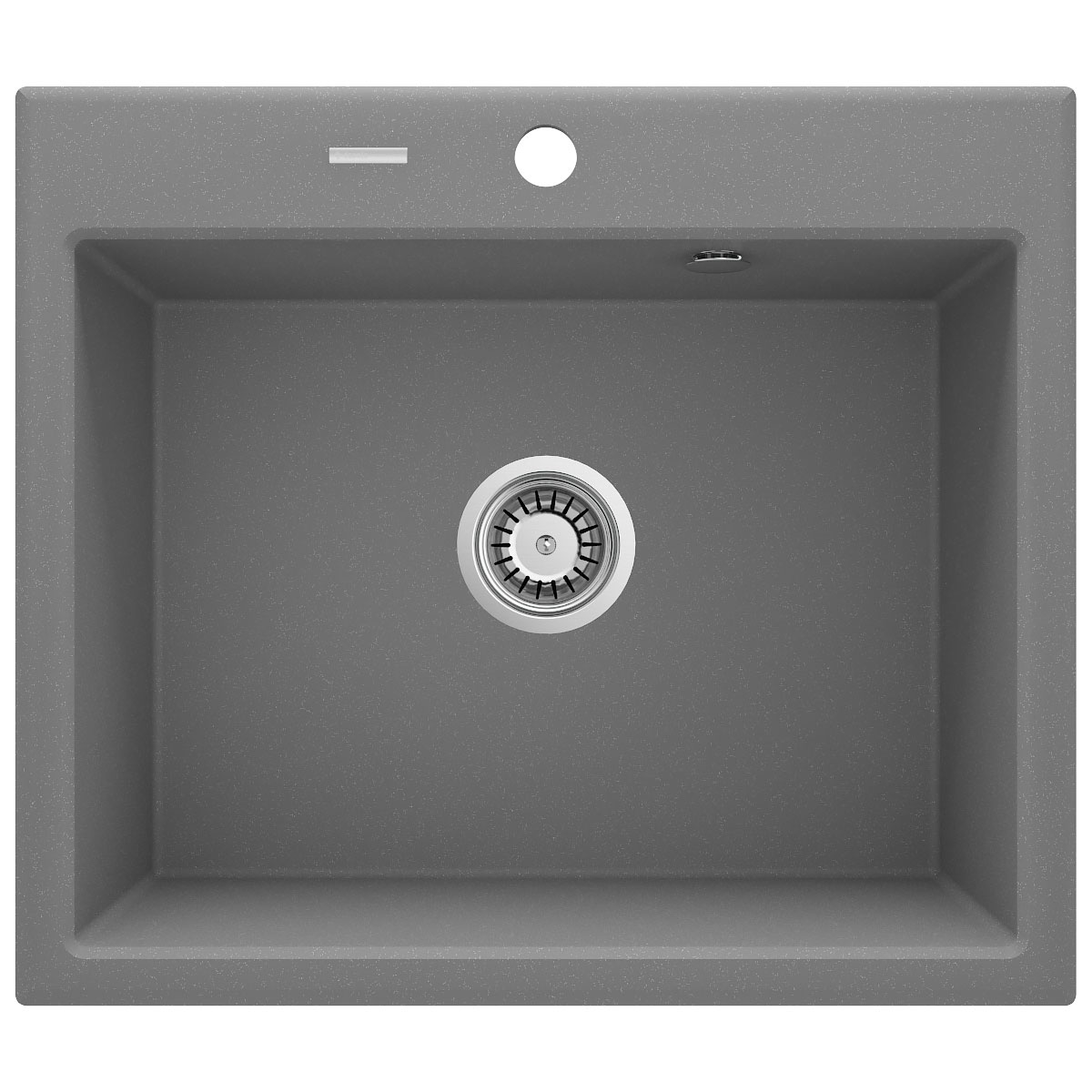 deante  1 Becken Granitspüle ANDANTE ohne Abtropffläche grau metallic | grau metallic | 278057