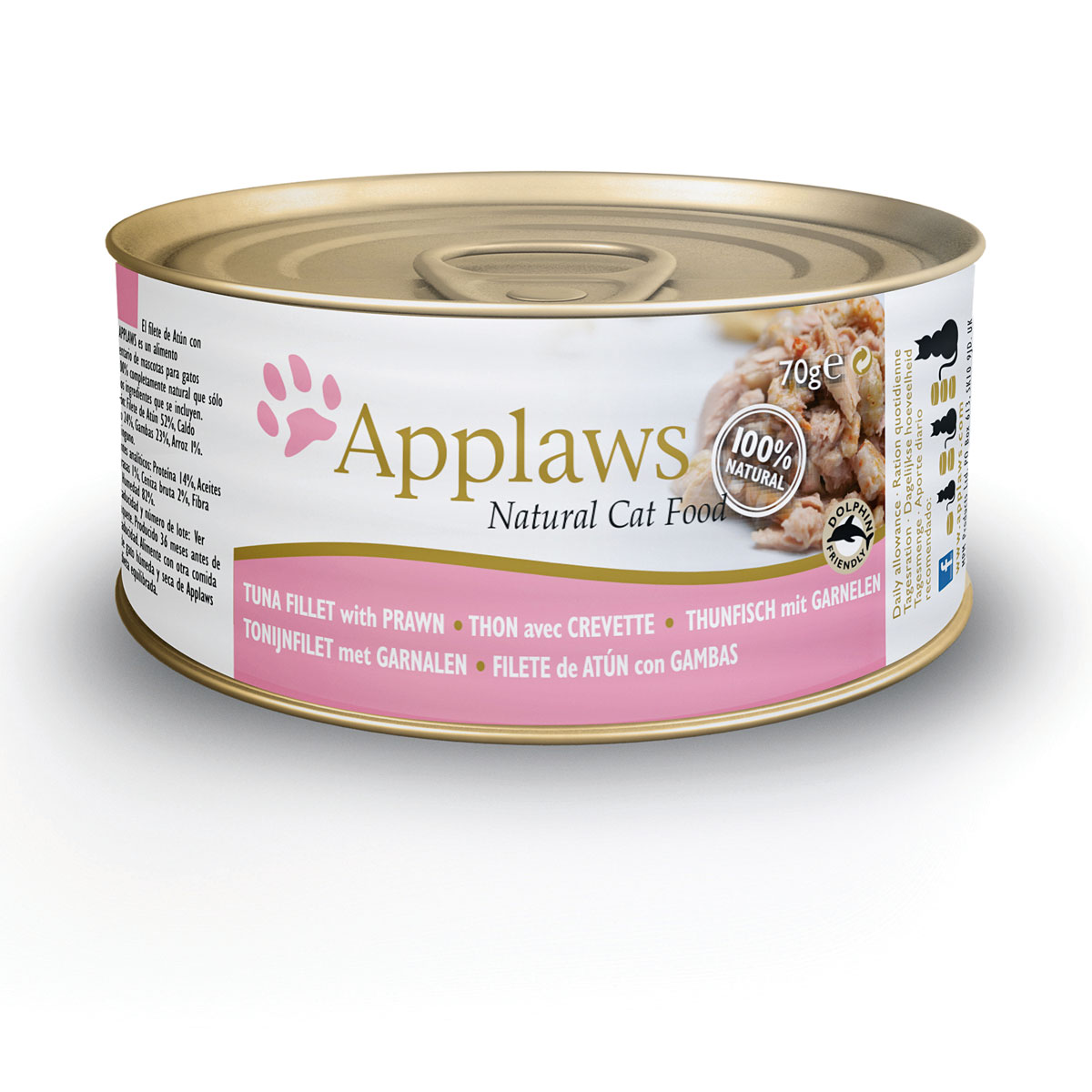 Applaws Katzenfutter Thunfischfilets und Garnelen 70 g | 298011