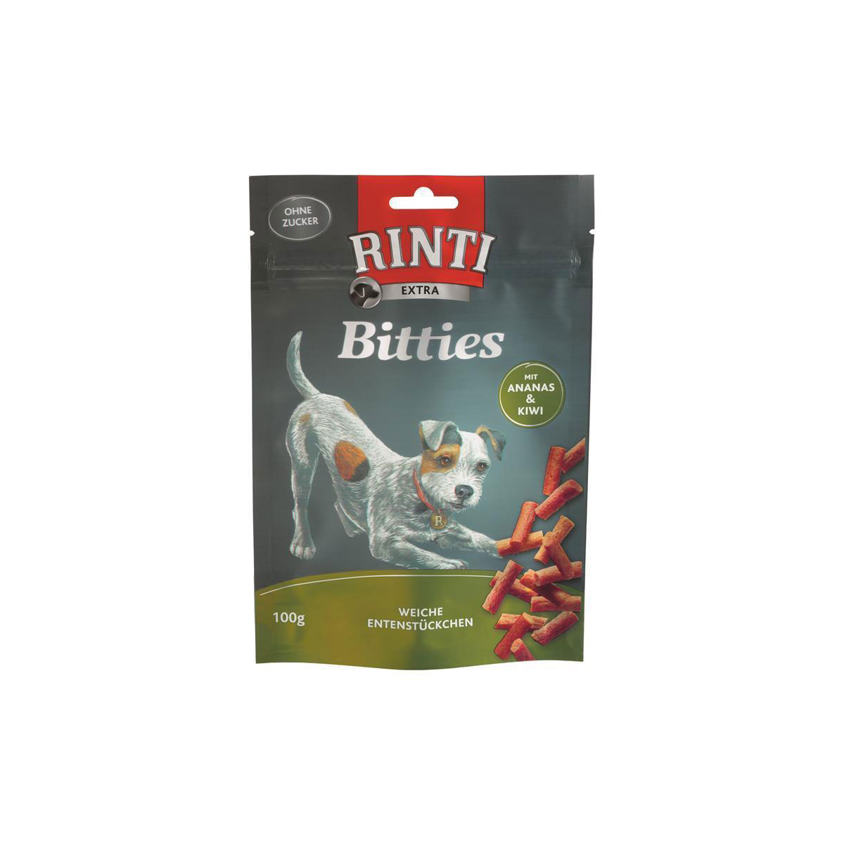 Snack Bitties Ente und Kiwi und Ananas 100g | 298526