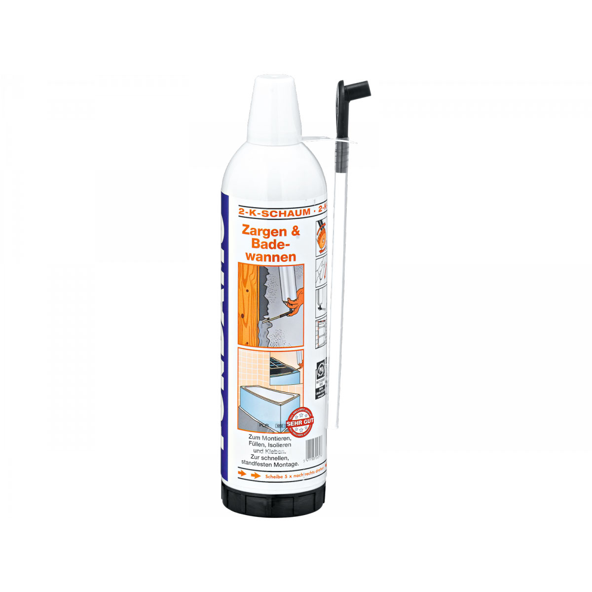 Fundamo -Zargen und Badewannen 2k schaum 400 ml | 396639