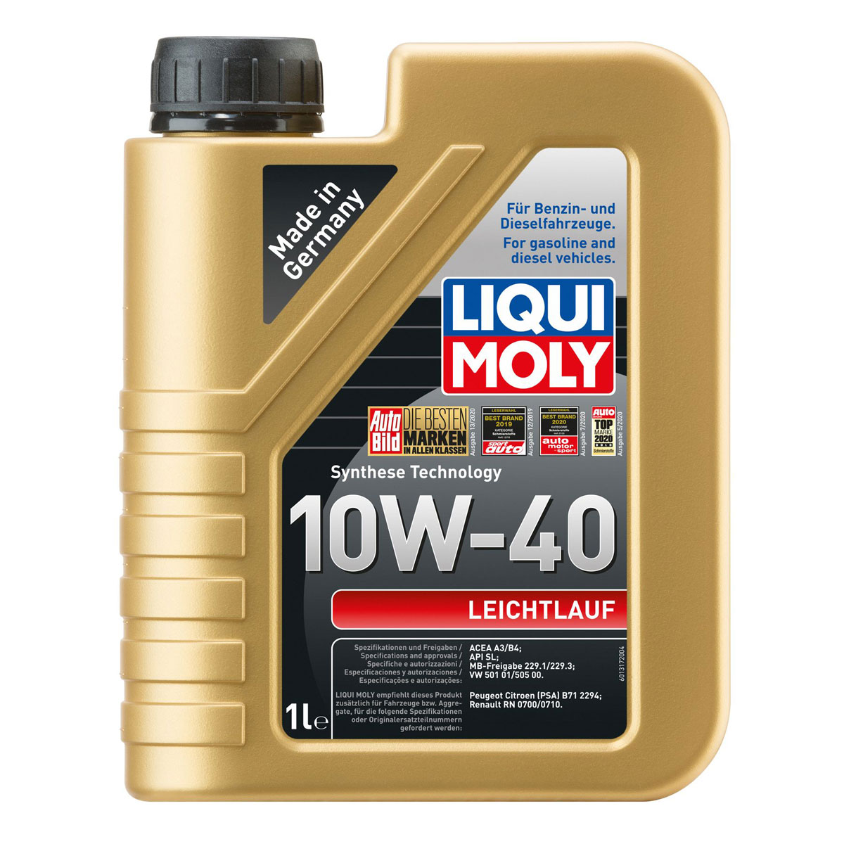 Liqui Moly Leichtlauf-Motor-Öl 10W-40 1 L | 1L | 397609