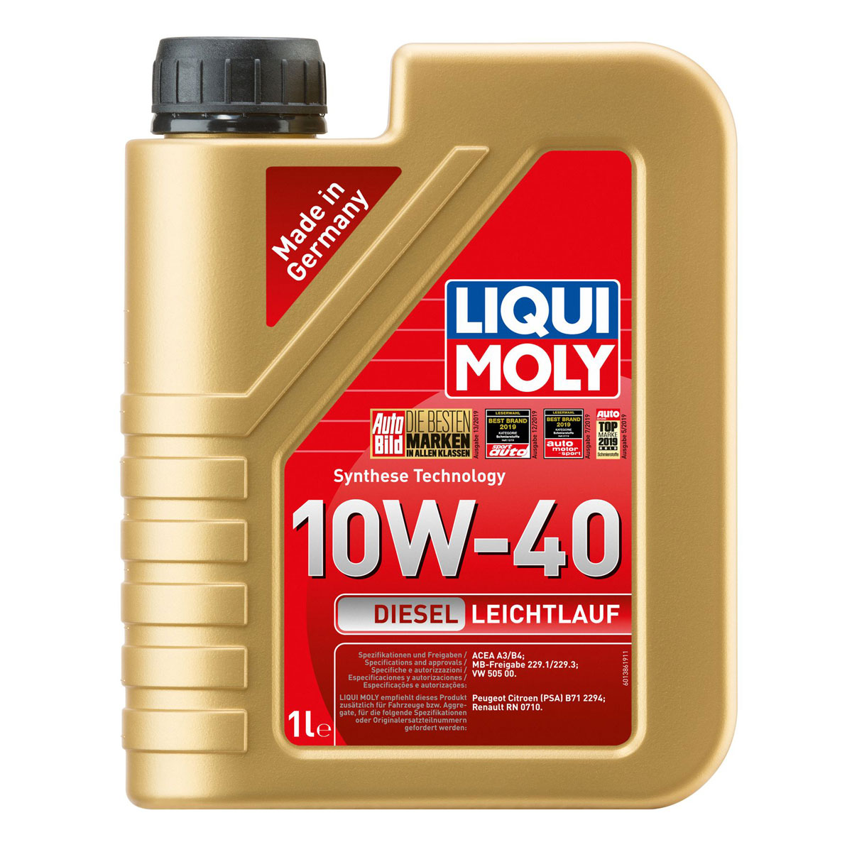 Liqui Moly Leichtlauf-Motor-Öl 10W-40 HD 1 L | 1L | 397610