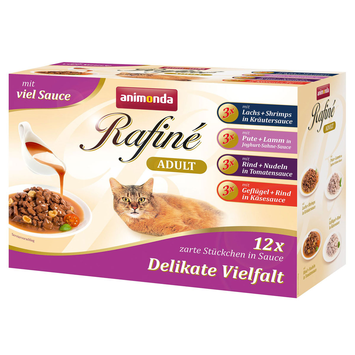 animonda Rafine  Cat Soupé 12 x 100g Portionsbeutel | 400415