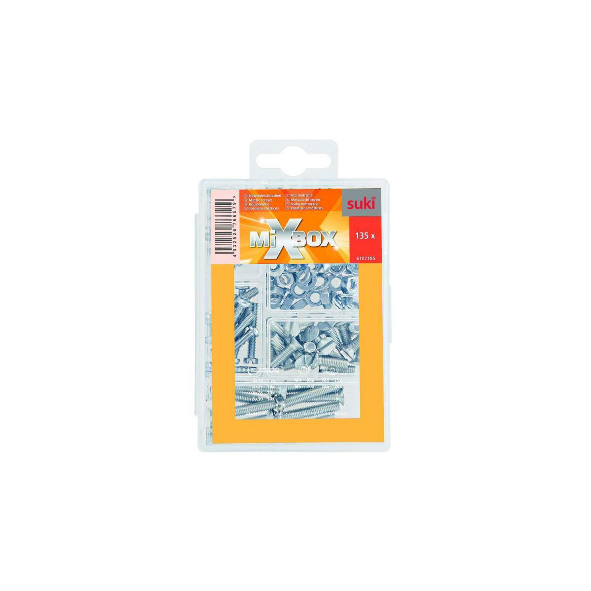 Suki Sortimentsbox Schrauben 135-teilig | 135 | 406329