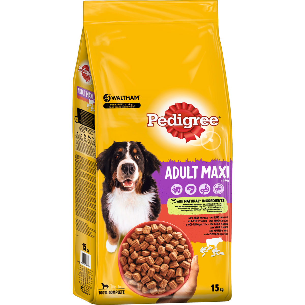 Pedigree Trockenfutter Maxi mit Rind und Reis 15 kg | 406390 – Bild 3