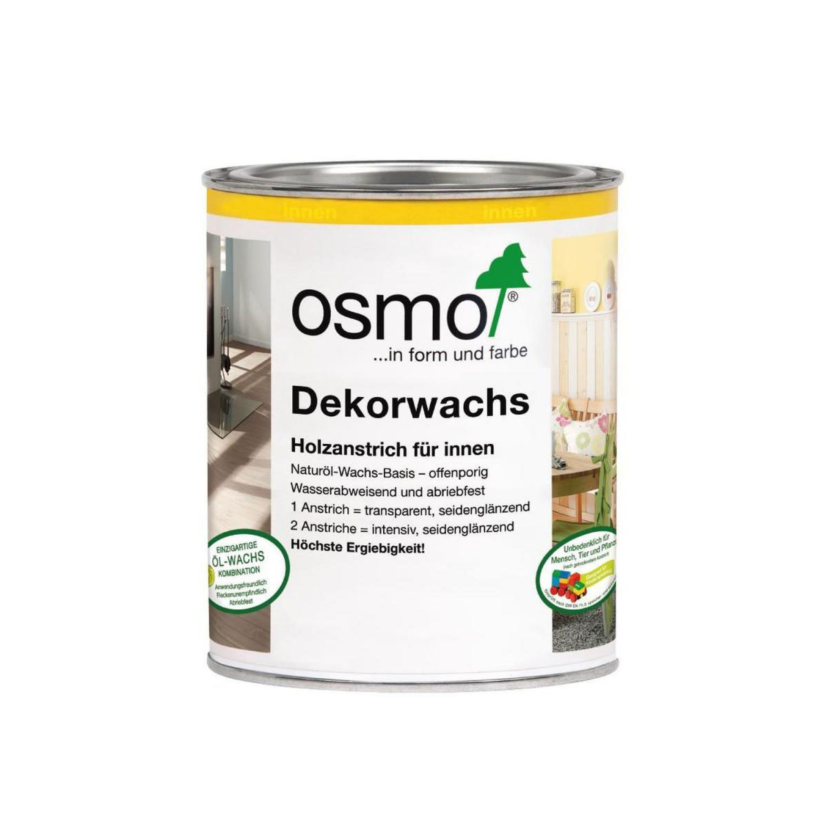 Osmo Dekorwachs Intensiv Weiß-matt 0,75 L | 0,75 | 406977