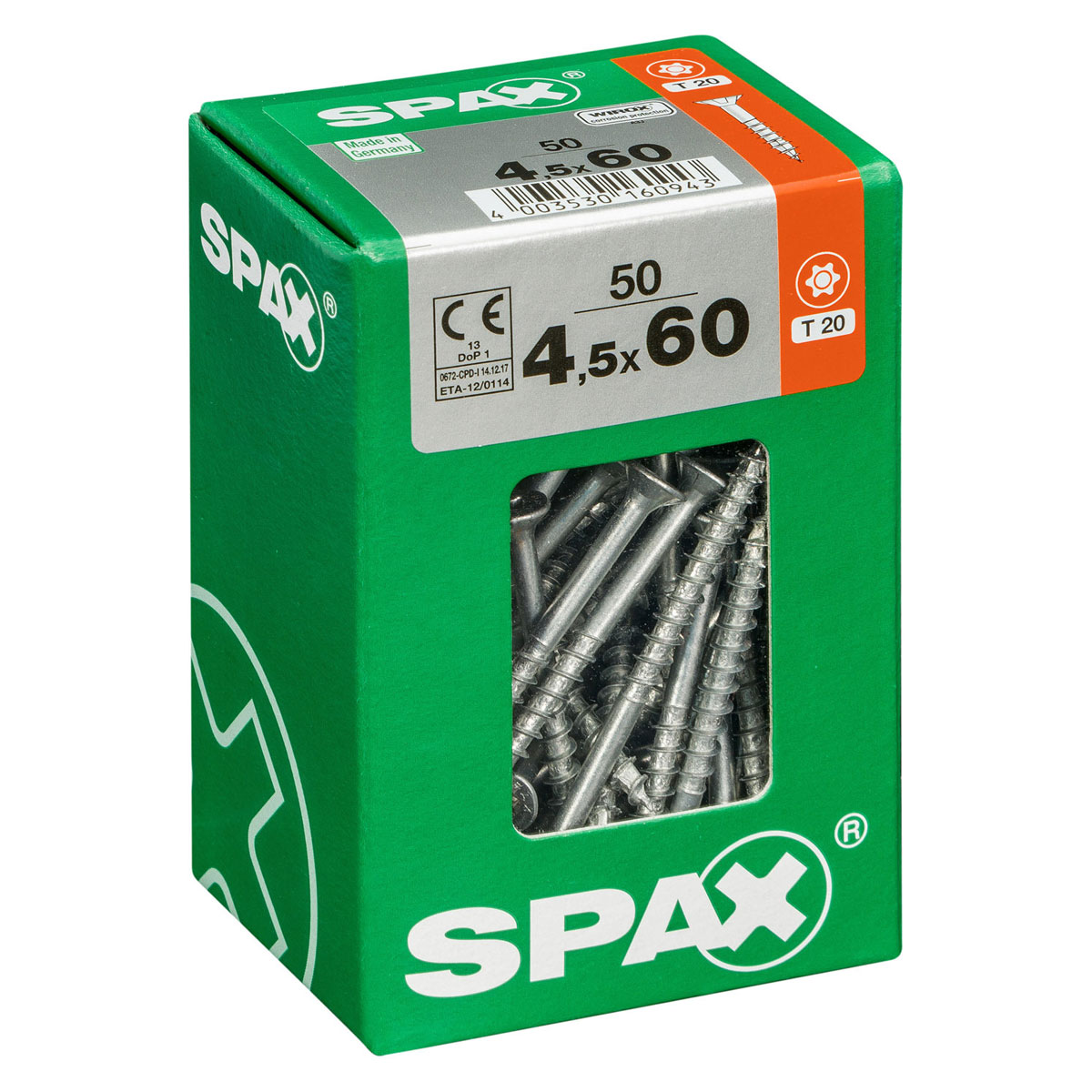 Spax Universalschrauben WIROX Senkkopf 4,5 x 60 L 50 Stück | 4,5 | 50 | 60 | 428138 – Bild 3