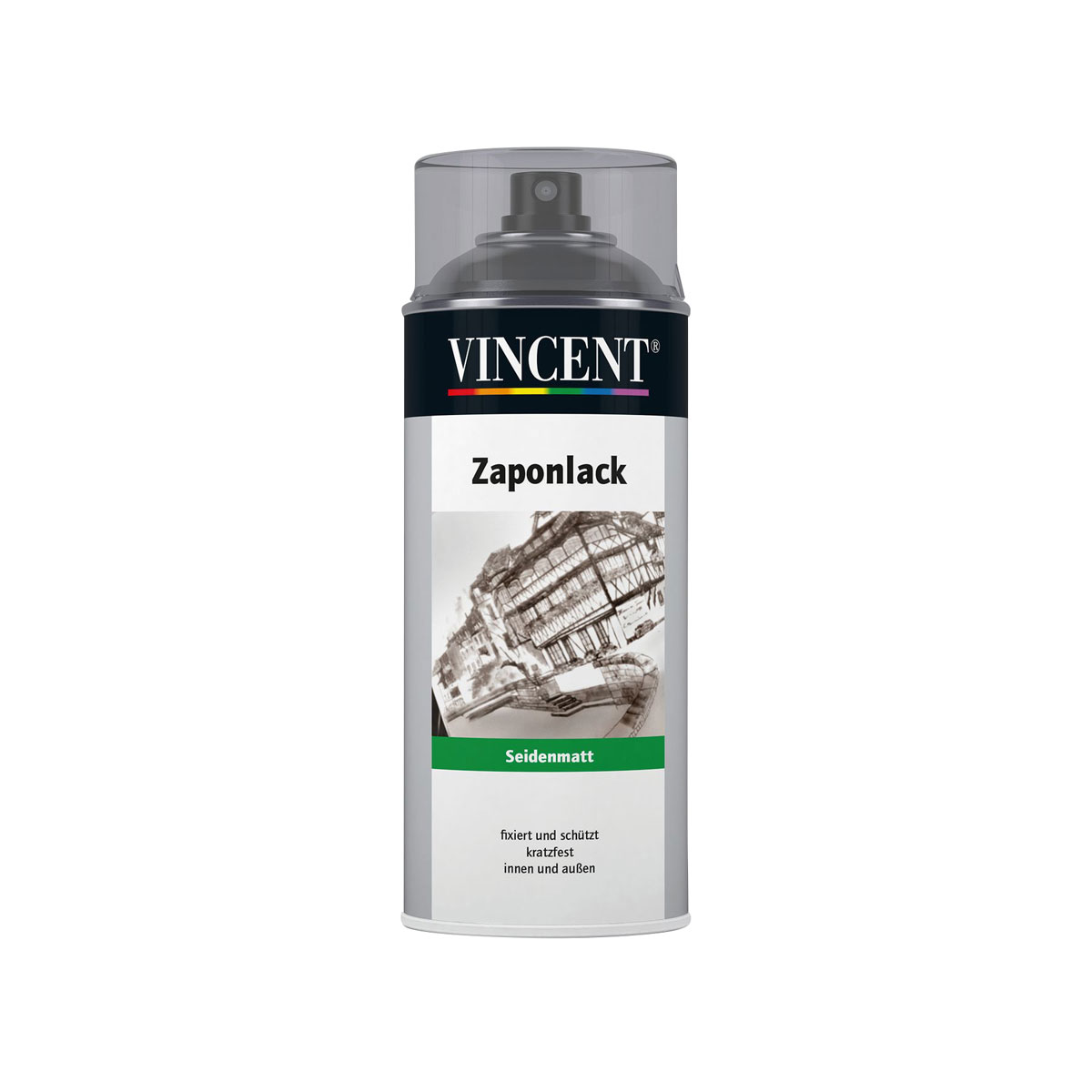 Vincent Zaponlack seidenmatt 400 ml | Seidenmatt | 439051