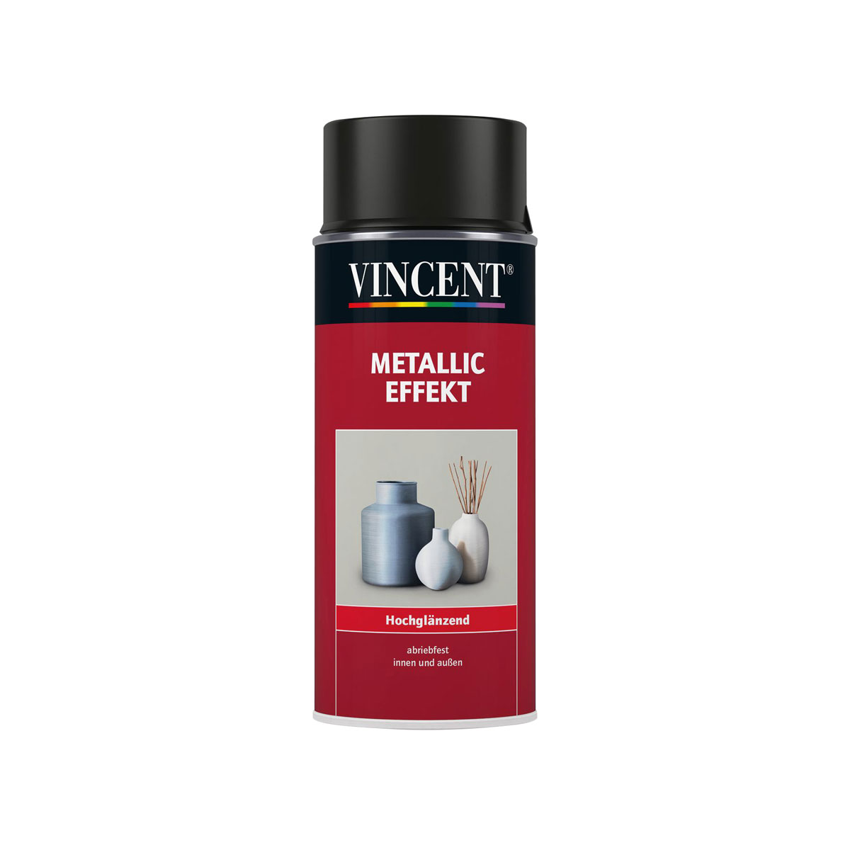 Vincent Metallic Effekt Spray Anthrazit glänzend 400 ml | Anthrazit | 439063