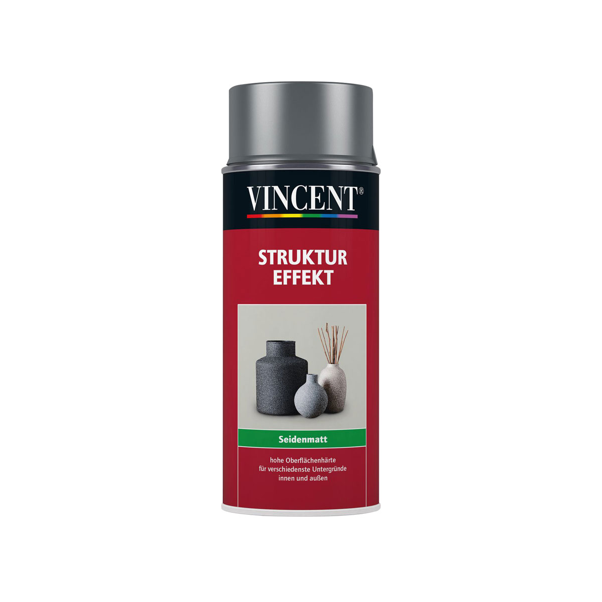 Vincent Struktur Effekt seidenmatt anthrazit 400 ml | Anthrazit | 439131