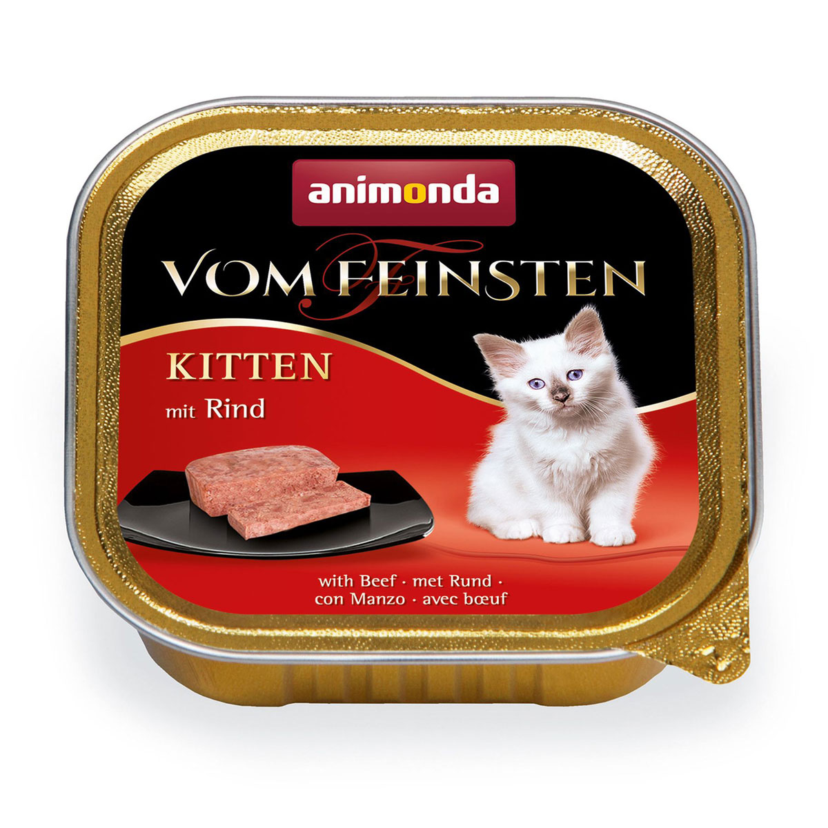 animonda Vom Feinsten  Cat Kitten mit Rind 100g | 441313