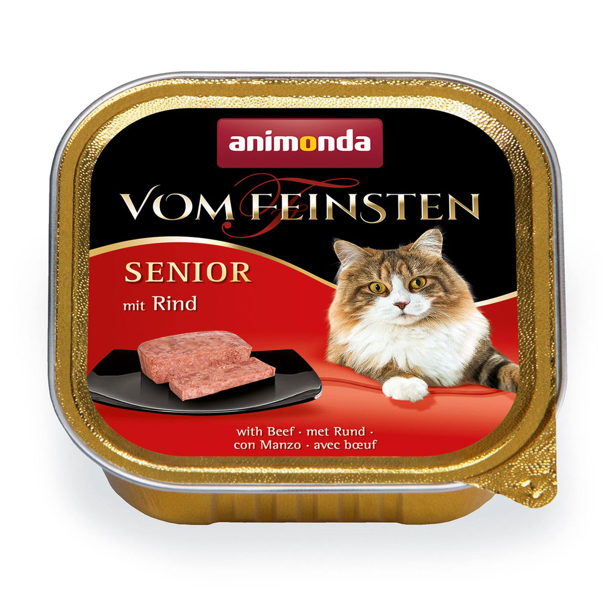 animonda Vom Feinsten  Cat Senior mit Rind 100g | 441315