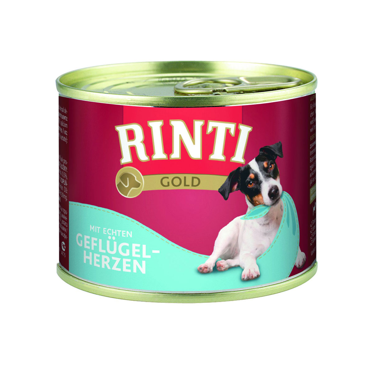Rinti  Fleischstücken Gold Geflügelherzen 185 g | 442387