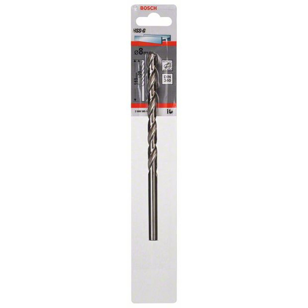 Bosch  Spiralbohrer HSS-G Durchmesser 8 x 109 mm | 109 | 490122