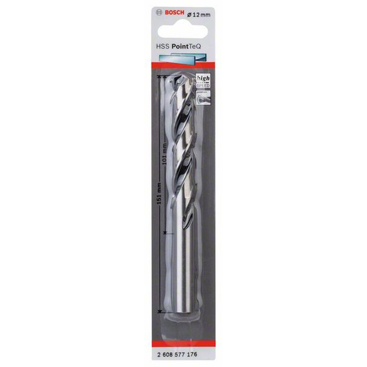 Bosch HSS-Spiralbohrer PointTeQ 12,0 mm | 151 | 490148
