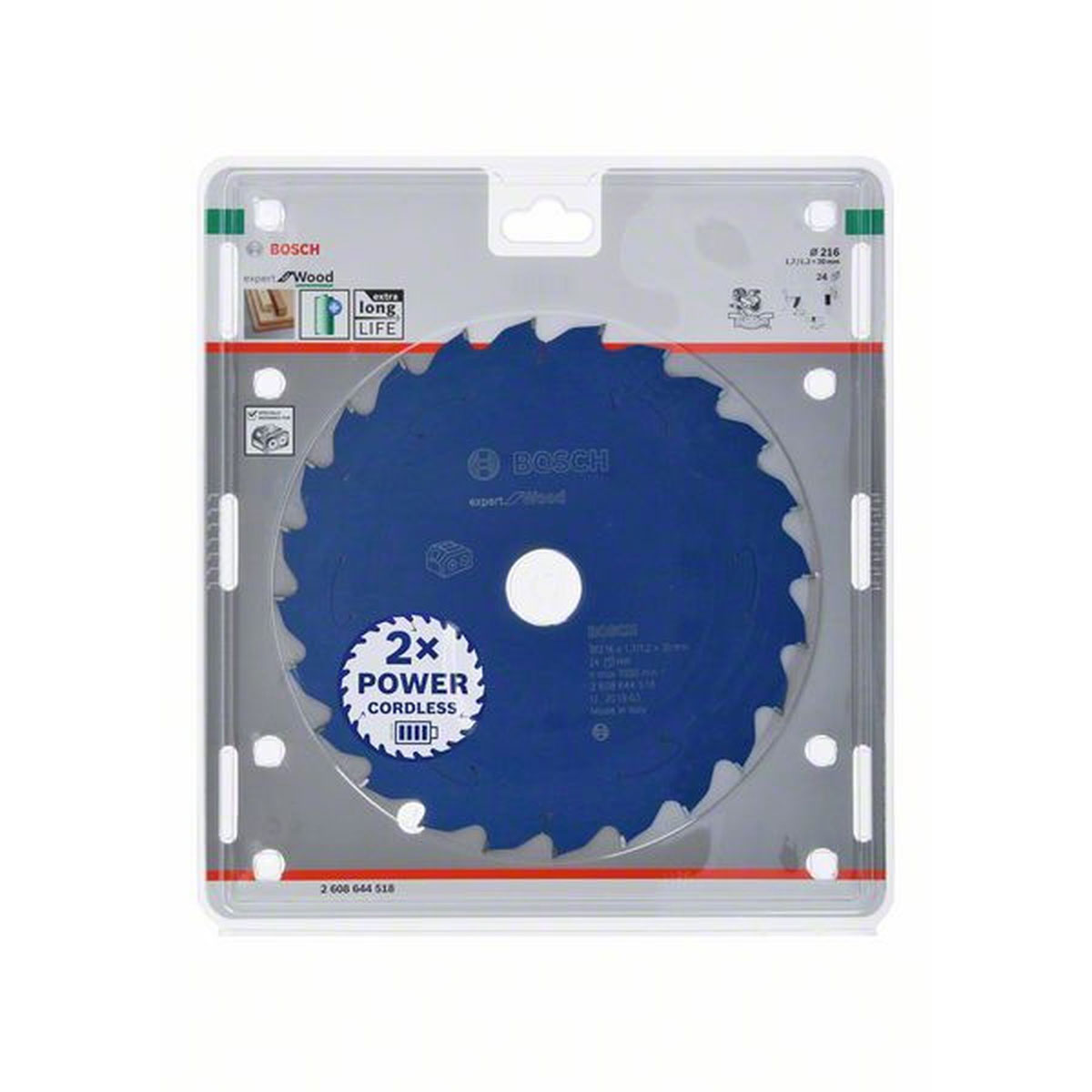 Bosch  Kreissägeblatt Durchmesser 216 x 1,7 mm für Holz | 216 | 490218
