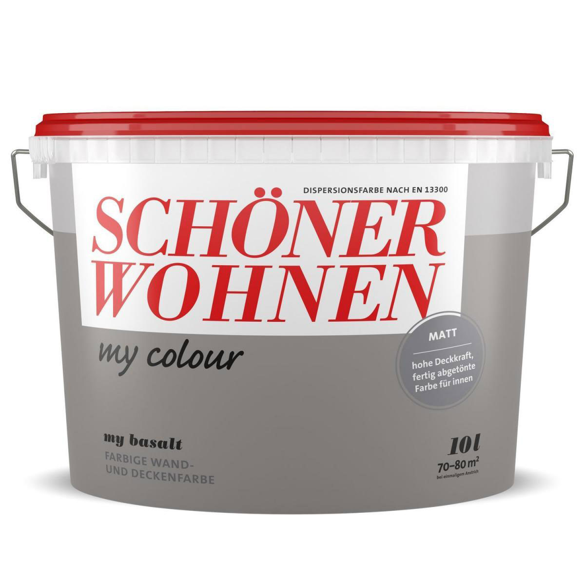 Schöner Wohnen Farbe Wandfarbe my colour matt basalt 10 L | 10 | 495734