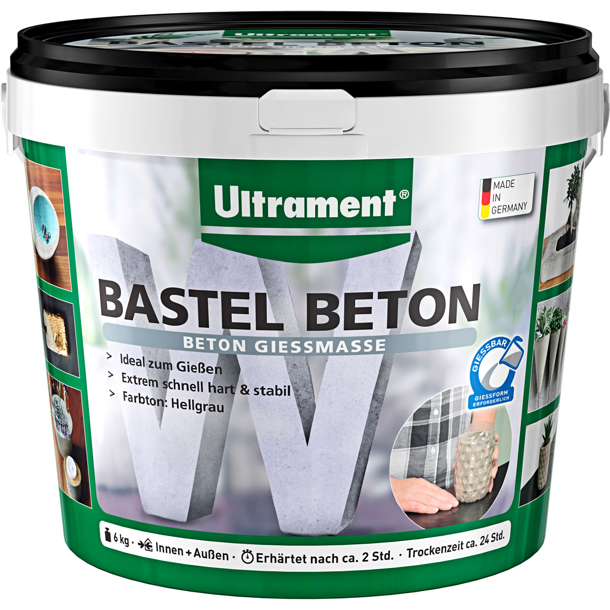Ultrament Bastelbeton gießfähig 6 kg | 503243