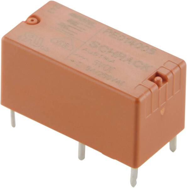 TE Connectivity PE014005 Printrelais 5 V/DC 5 A 1 Wechsler 1 St.