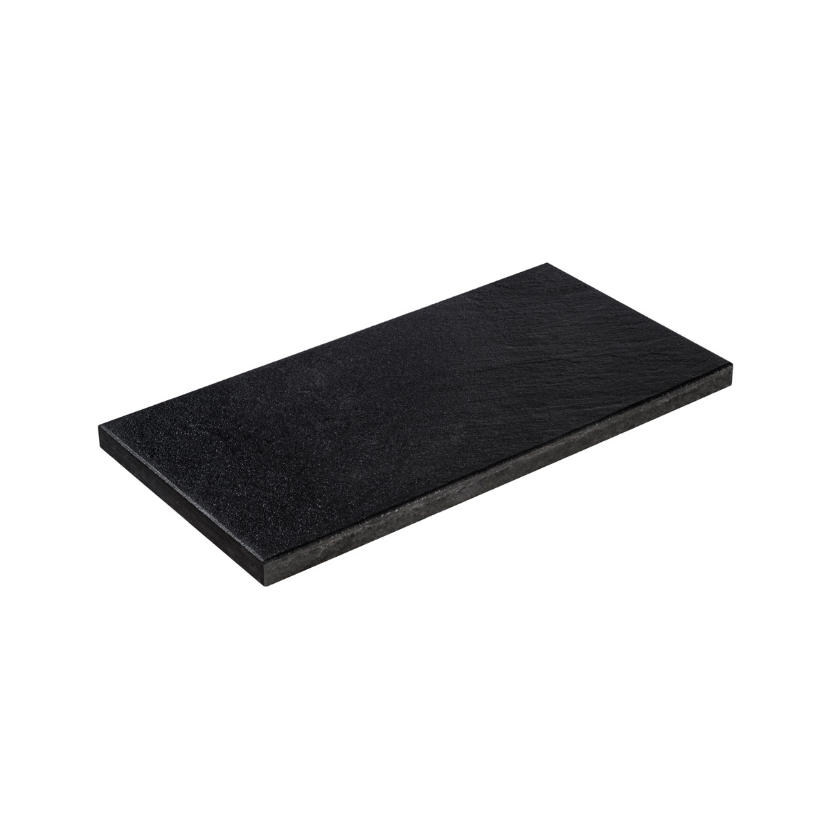Diephaus  Strukturierte Platte Schwarz-Basalt 80 x 40 x 4 cm | 506363