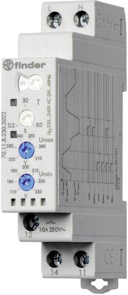 Überwachungsrelais 220 - 240 V/AC 1 Wechsler Finder 70.11.8.230.2022 1 St.
