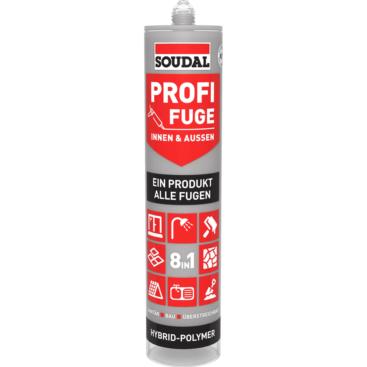 Soudal Silikon Profi Fuge dunkelgrau 280 ml | 513974