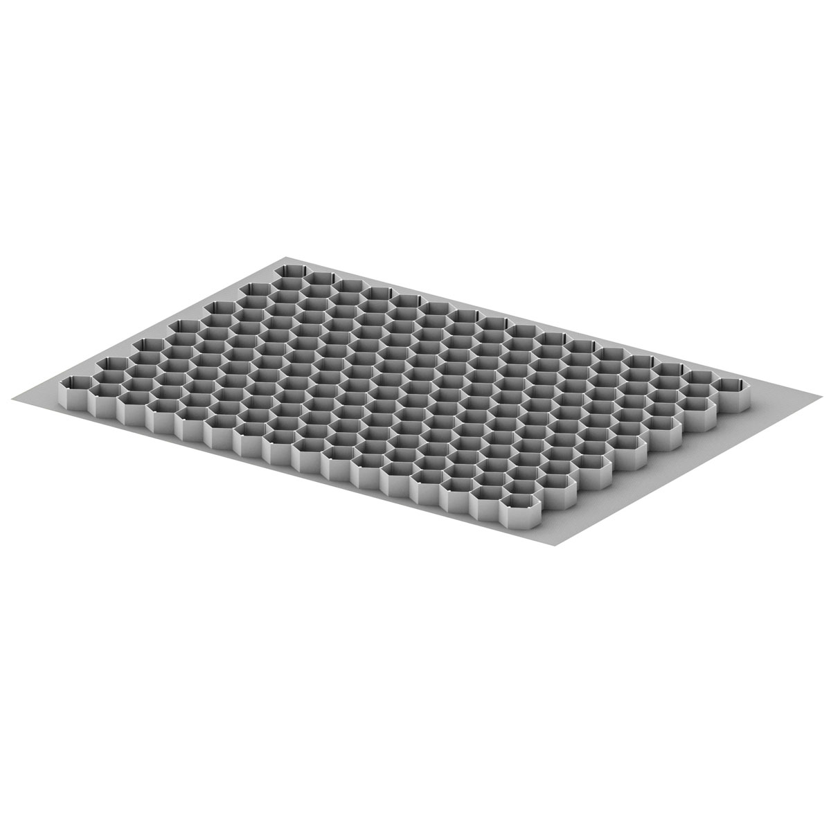 Kieswabe grau 80 x 60 cm | 518026