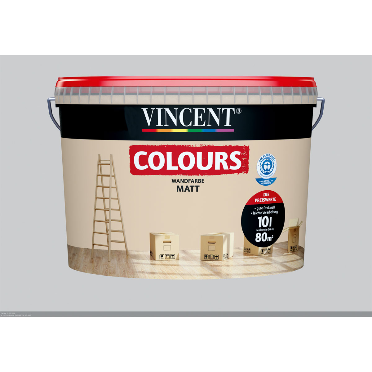 Vincent Wand-/Deckencolor Sandy 10 L | 10 | 520693