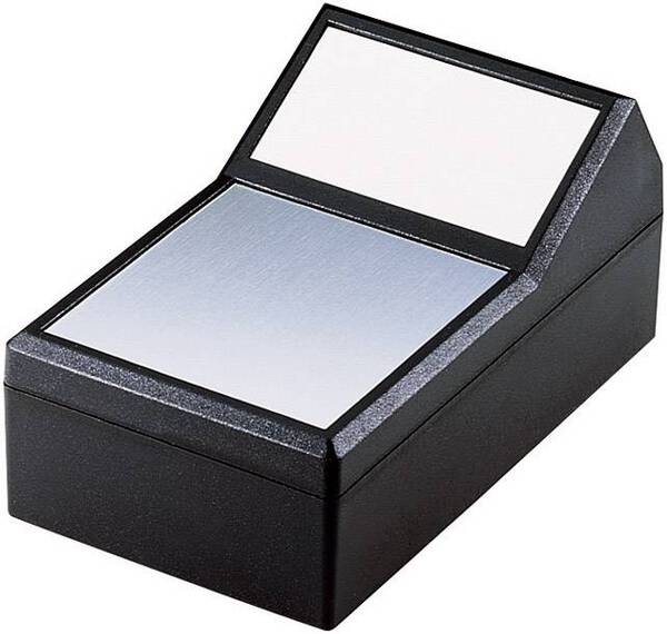 TEKO 790.9 Pult-Gehäuse (L x B x H) 145 x 85 x 73 mm ABS, Aluminium Schwarz, Silber 1 St.