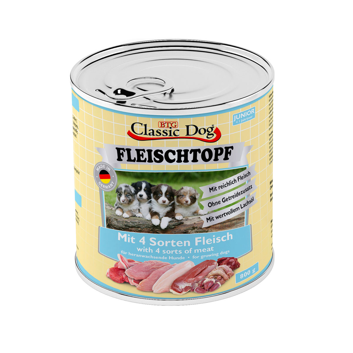 Classic Dog Dose Fleischtopf Junior 800g | 525964